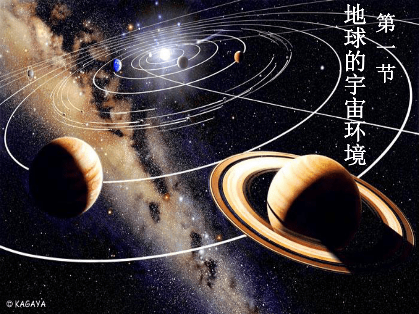 江苏省赣榆县智贤中学鲁教版高中地理必修一课件：1.1地球的宇宙环境（共19张PPT）