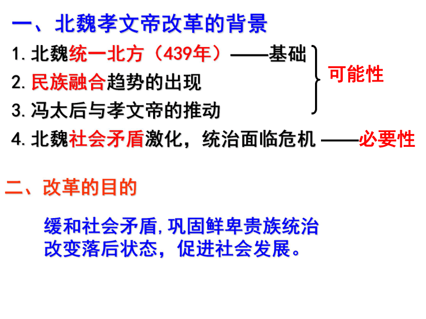岳麓版选修1第二单元第5课北魏孝文帝改革（共39张PPT）