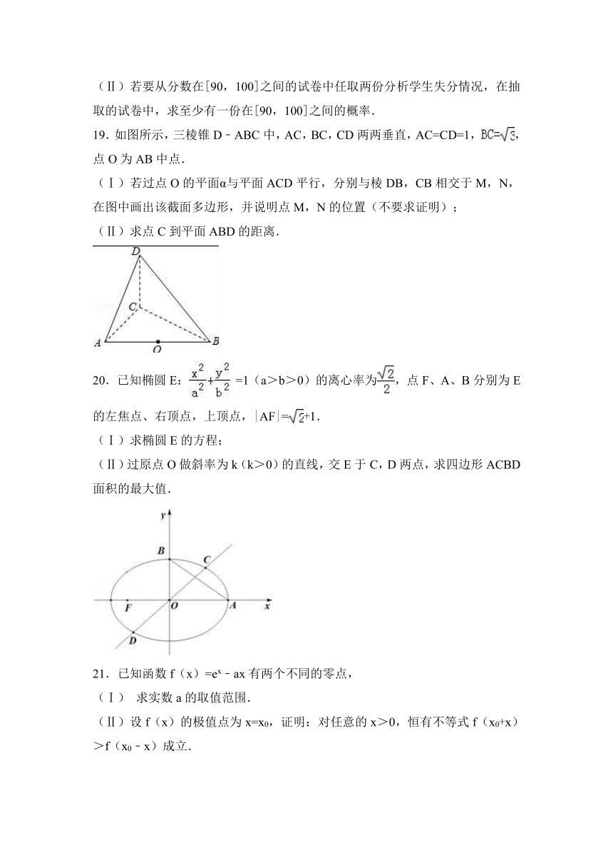 内蒙古赤峰市宁城县2017届高三（上）10月月考数学试卷（文科）（解析版）