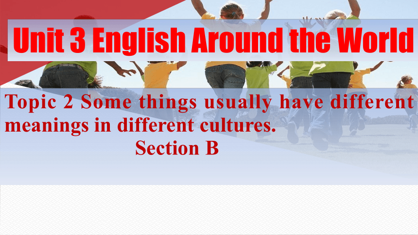 Unit 3 English around the World Topic2.Section B课件（20张，无素材）