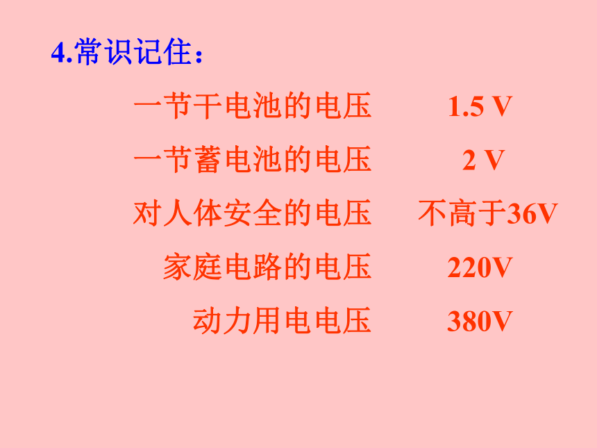 新疆沙雅县第三中学人教版物理九年级全册课件：16.1电压 (共21张PPT)